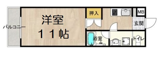 【間取り】 | CITY SPIRE心斎橋EAST