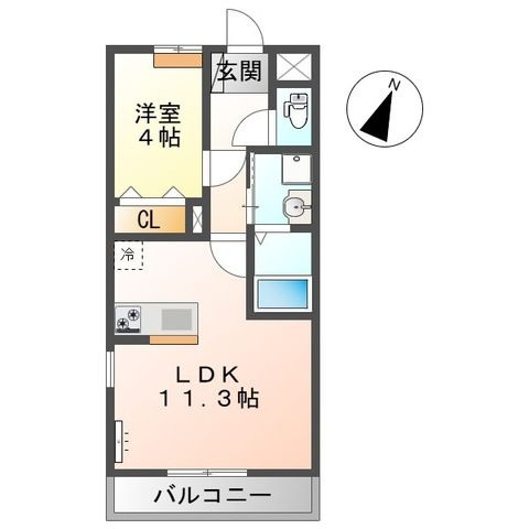 Ｌｉｅｂｅ　Ａｖｅｎｉｒ　　の間取り