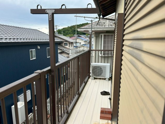 中古戸建　関市大平台　平成3年築のバルコニー