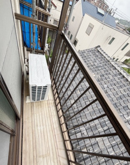 川崎市多摩区菅馬場１丁目の賃貸マンションのバルコニー