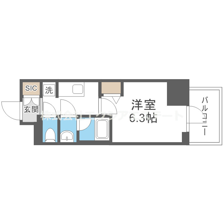 コンフォリア・リヴ天王寺寺田町ソルテラスの間取り