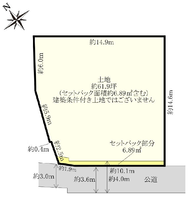 草津市長束町2号地　建築条件無し売土地