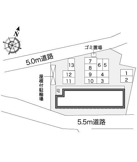 【区画図】 | レオパレスヴィラノーバⅡ | 画像10