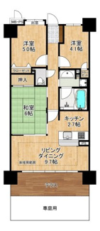 【間取り】 | ライオンズガーデン浜寺 | ☆３ＬＤＫの暮らしやすいお住まい☆お子様のお部屋や趣味のお部屋もご用意いただけます♪