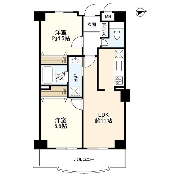 ドミール・エスポワールの間取り