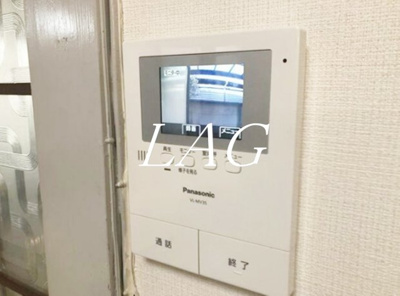 【セキュリティ】 | コーポ大山 | モニター付きインターフォンです。