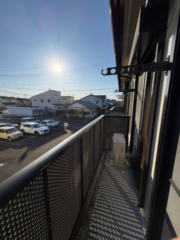 コーポ仲田Aのバルコニー