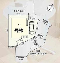 蓮田市緑町第4　新築一戸建て　クレイドルガーデンの区画図|全1棟