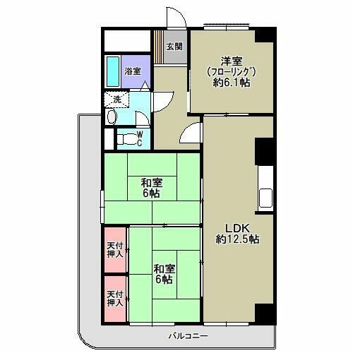 【間取り】 | わらびサンハイツ
