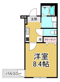 フジパレス西宮甲東園１番館の間取り