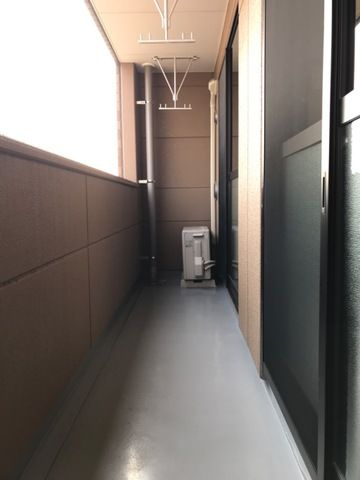 シャンピア桜木東のバルコニー
