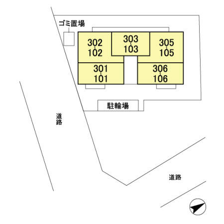 ANNEX〔アネックス〕の区画図