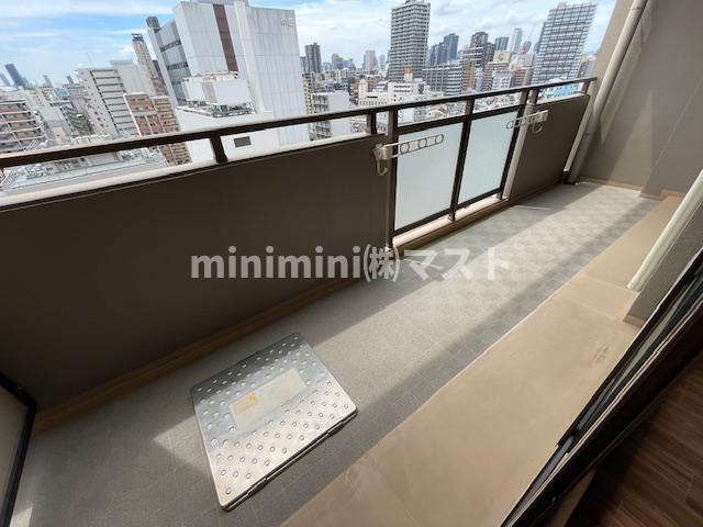 シャルマンフジリッツ谷町Ⅱ番館のバルコニー