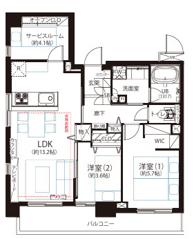 クリオ三ノ輪壱番館の間取り