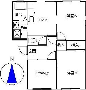 フレグランス南駿河台Bの間取り