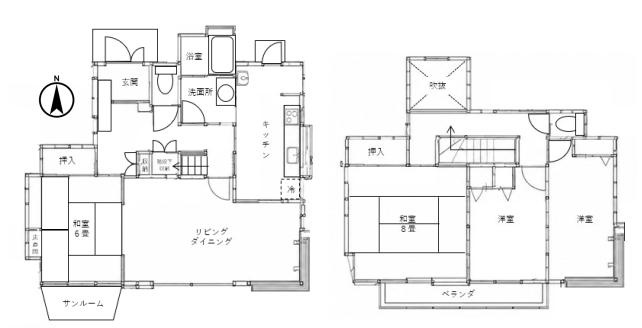 幸手市香日向2丁目　中古一戸建て