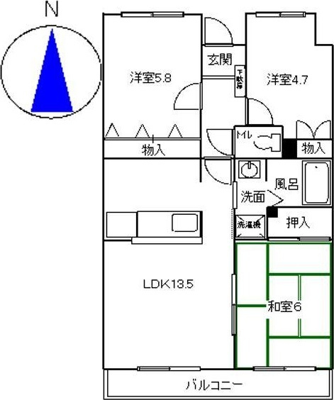 ふるさとの間取り