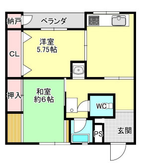 【間取り】 | ☆城第一マンション