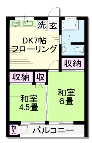【間取り】 | 桜マンション