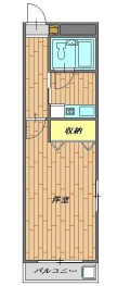 江戸川区船堀５丁目の賃貸マンションの間取り