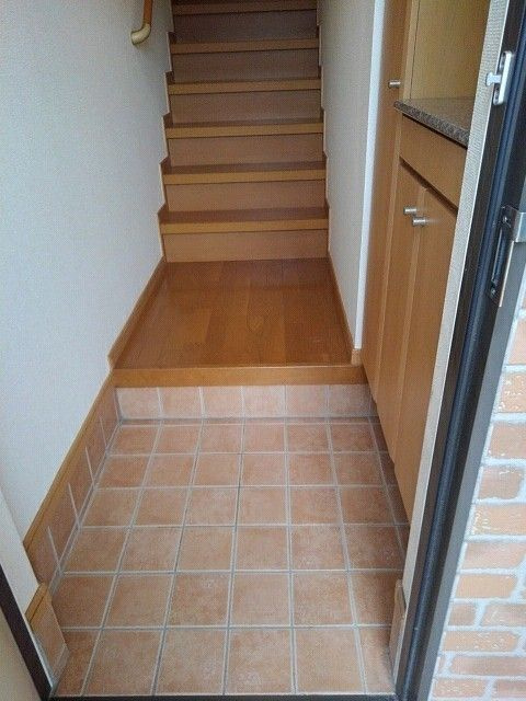 ウイング・ヒルＢの玄関|ゆったりとした玄関です