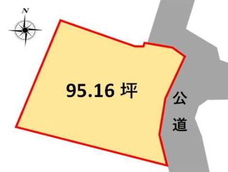 売地　高崎市金井淵町の土地図