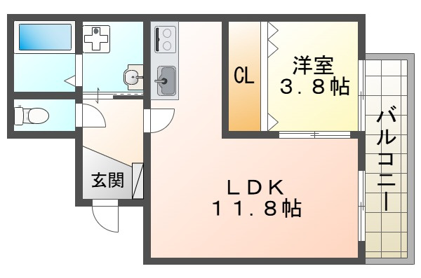 フォルモント須磨の間取り
