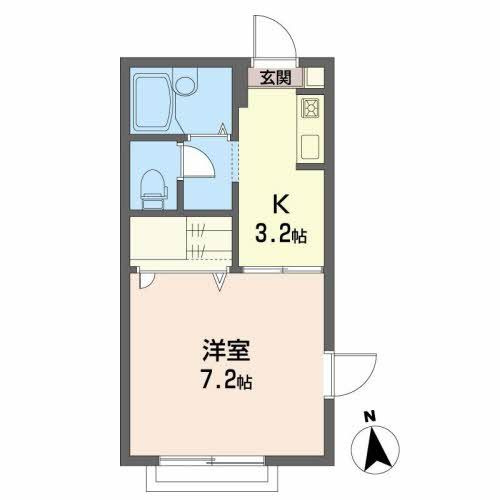 ジュネス北山 Ｂの間取り