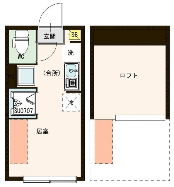 イル・レガーロ千川の間取り|間取りです。