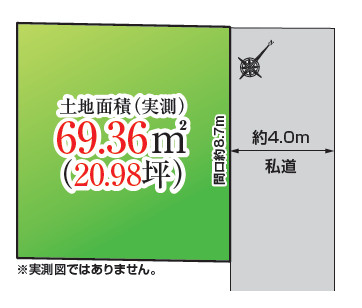 板橋区成増5丁目　快適設備　車庫付デザイン住宅　限定1棟の区画図