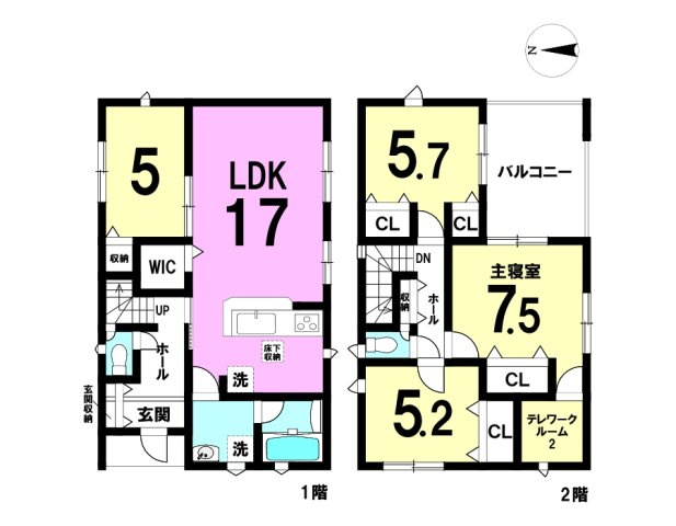 中央区 材木町 第2　の間取り|4LDKの間取りになります。