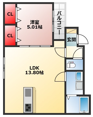 【間取り】 | ヴィレ堺湊