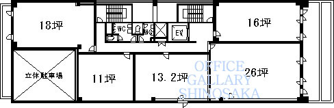 【間取り】 | 米澤ビル第5江坂 | 平面図