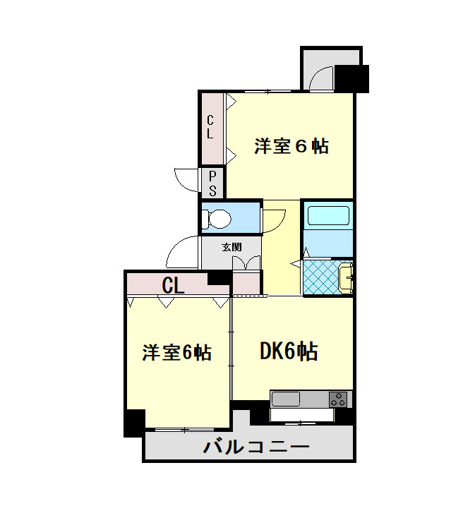 サンヴェール青谷の間取り
