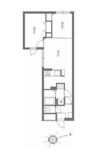 アグライア久が原の間取り|角部屋の2LDK！
