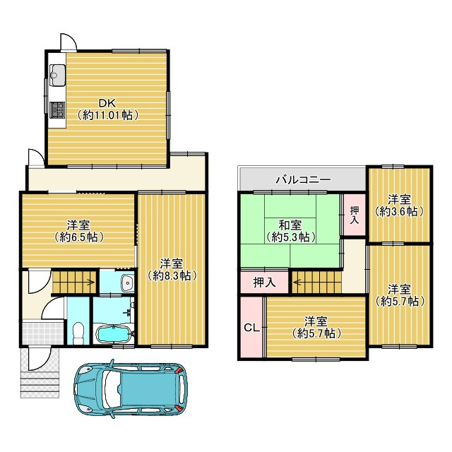 大山崎町字円明寺小字葛原