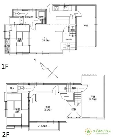 【間取り】 | 坂東市岩井1期　中古戸建 | 一人部屋が実現できる４LDK間取りです。将来お子様の一人部屋をお考えの方にオススメな物件です！