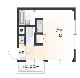 【間取り】 | 宮町Ｄ棟 | 間取りです。