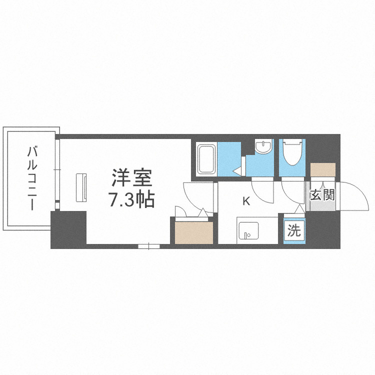 クレストタップ京橋の間取り