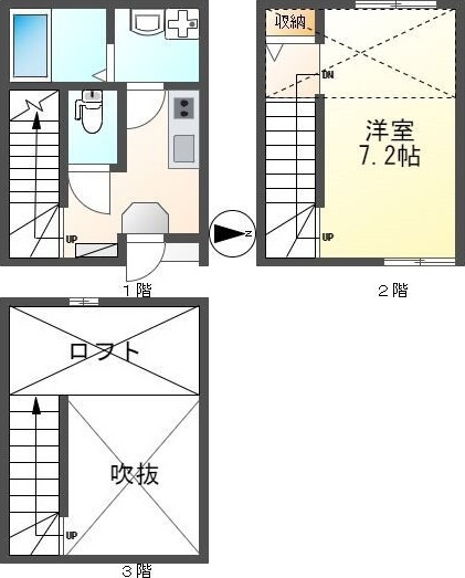 CASA名駅西の間取り