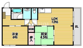 【間取り】 | 西廣マンション