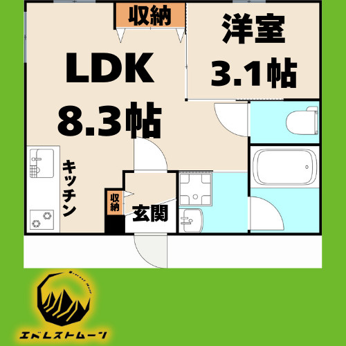et toi 中村公園(エトワ中村公園)の間取り
