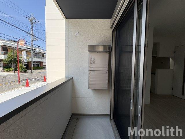 ジーメゾン岸和田フローレのバルコニー