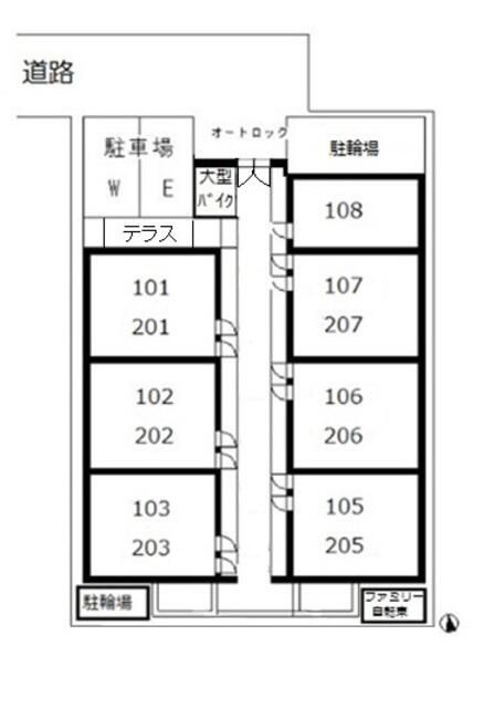 Ｐｅａｋ　Ａｖｅｎｕｅ　Ｍｅｅの収納