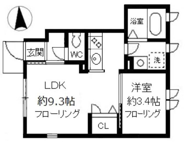 Ｐｅａｋ　Ａｖｅｎｕｅ　Ｍｅｅの間取り
