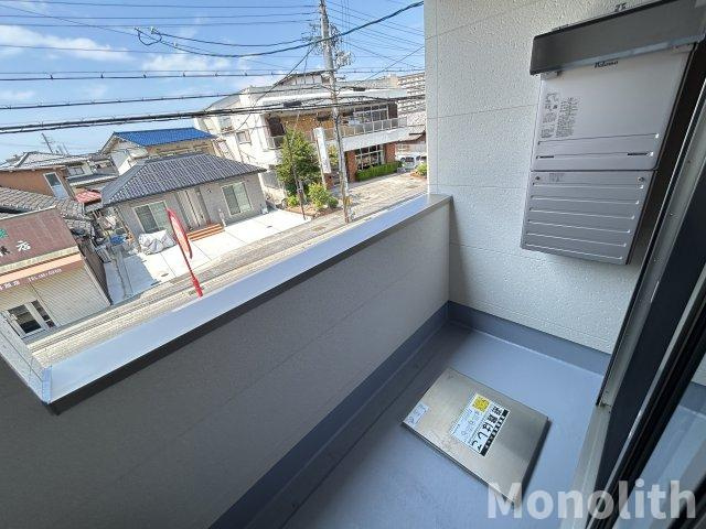 ジーメゾン岸和田フローレのバルコニー