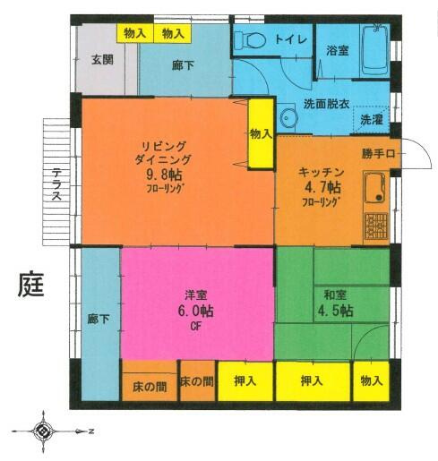 【間取り】 | クレスト大井