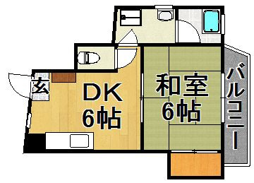 天神JOEビルの間取り