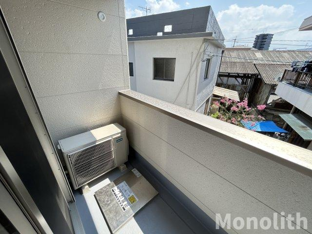 ジーメゾン岸和田フローレのバルコニー