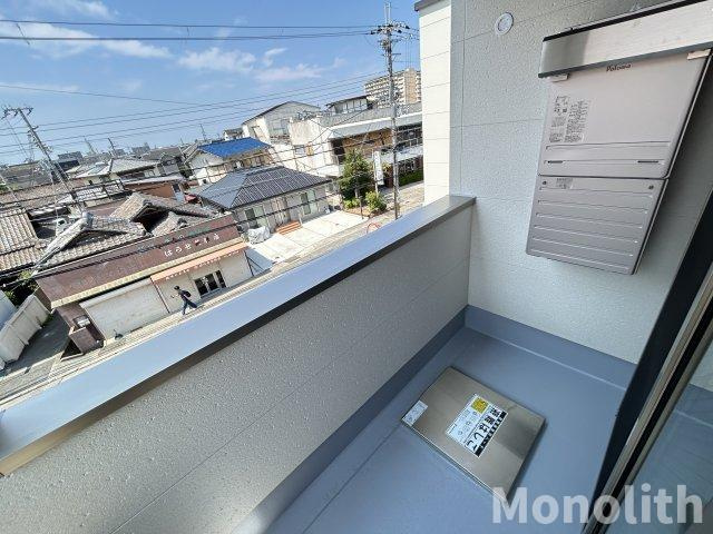 ジーメゾン岸和田フローレのバルコニー